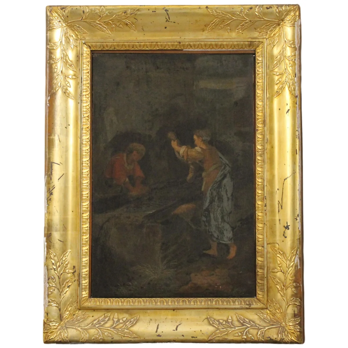 Scuola siciliana degli inizi del secolo XIX "Lavandaie"