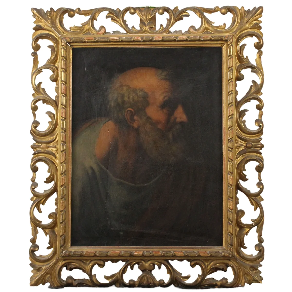 Seguace di Andrea del Sarto "Figura di santo"