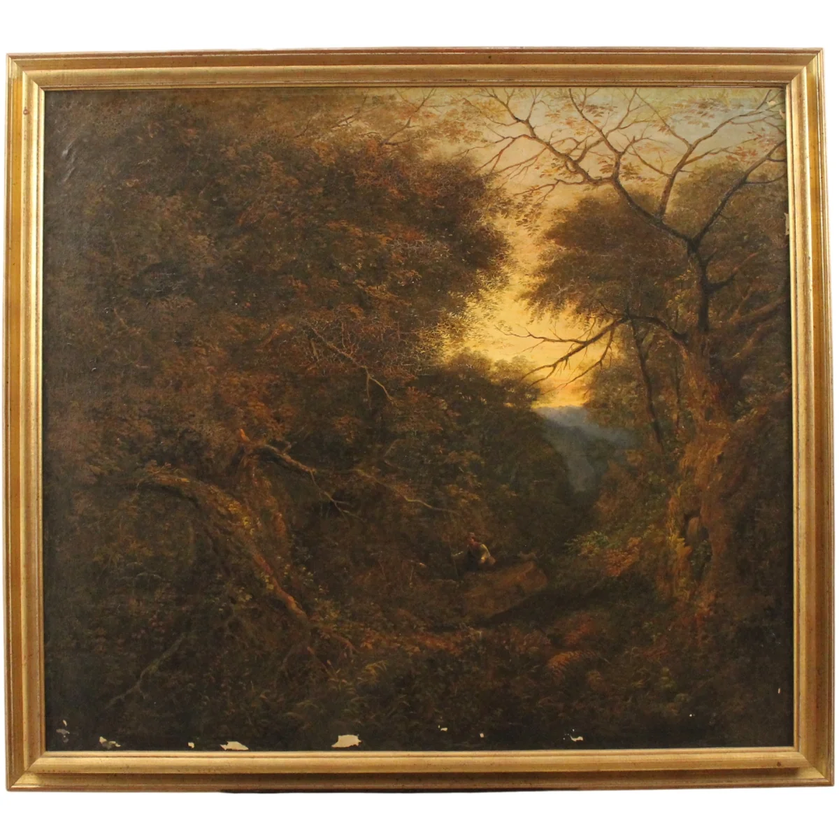 William Henry Crome (1806/1873) (attr.) "Paesaggio"