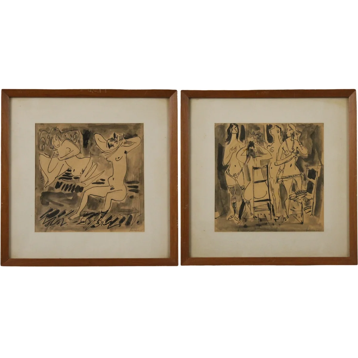 Alfonso Amorelli (1898/1969) "Nudi femminili"