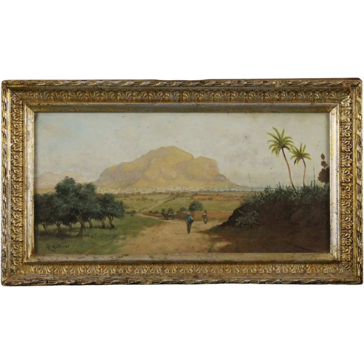 Artista siciliano del secolo XX "Veduta di Monte Pellegrino"