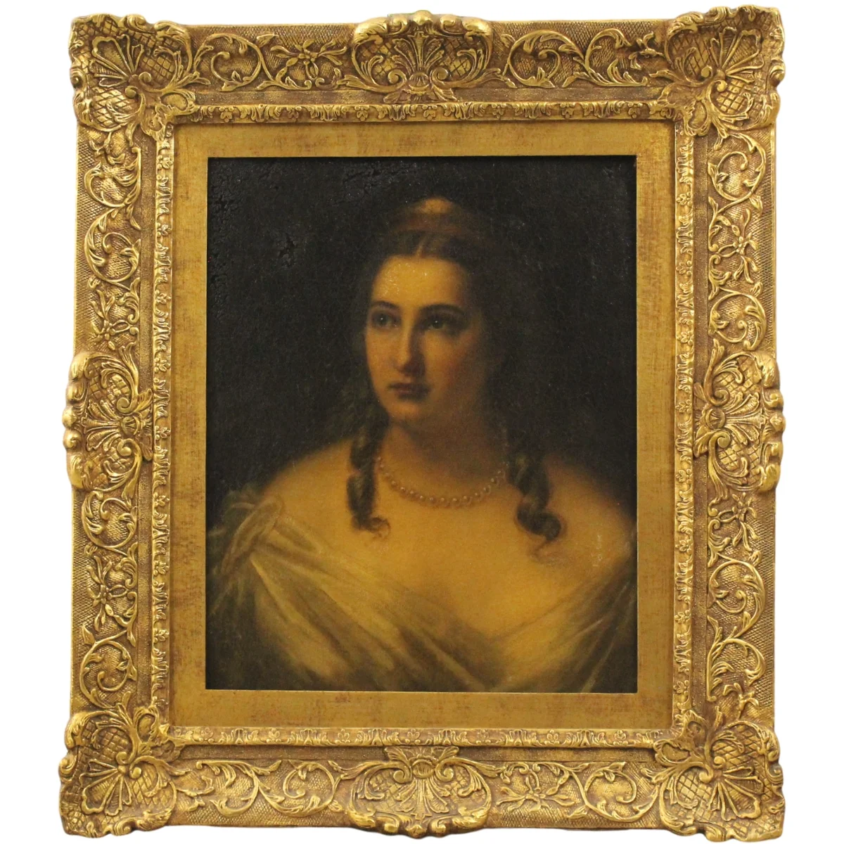 Scuola italiana del secolo XIX "Figura di donna"