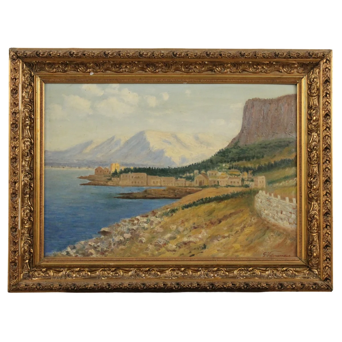 Giuseppe Valguarnera "La litoranea di Vergine Maria a Palermo"