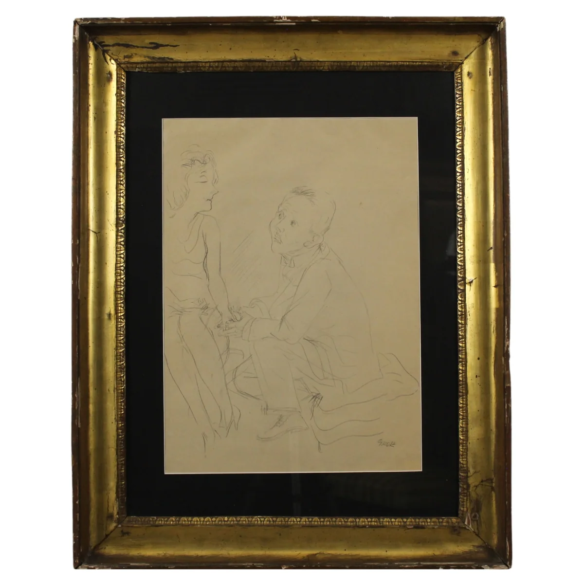 George Grosz (1893/1959) "Innamorati"
