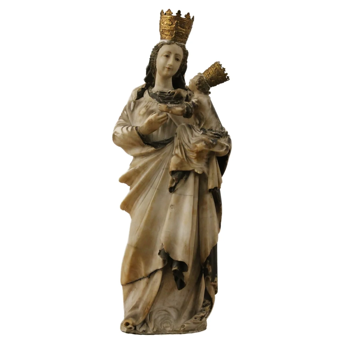 Scultore trapanese del secolo XVII "La Madonna di Trapani con il Bambino"