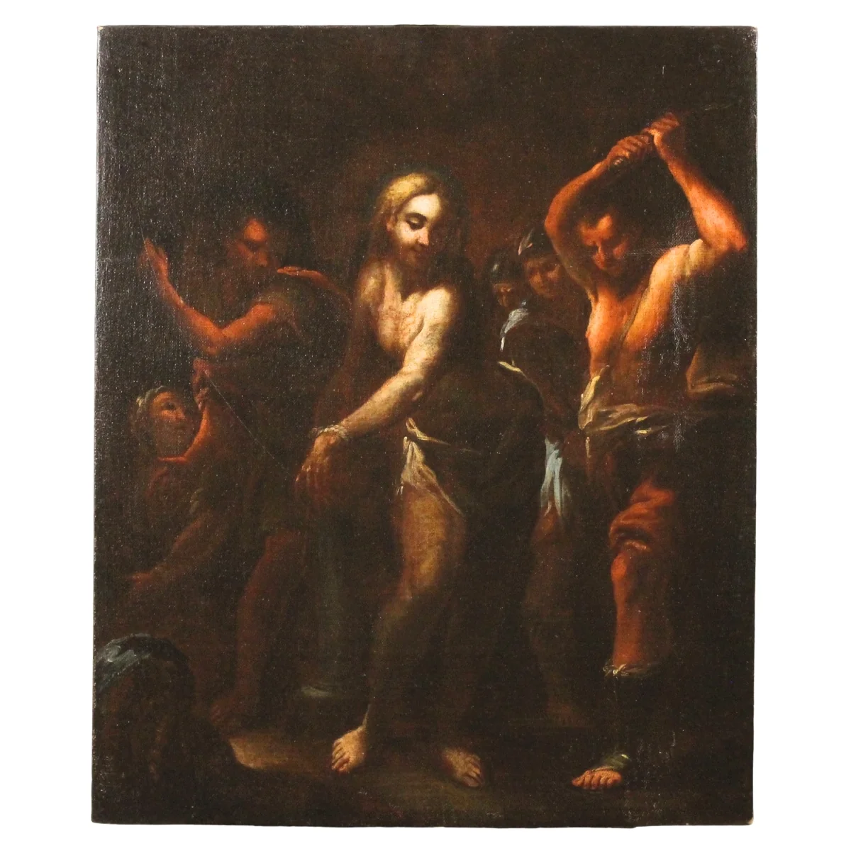 Scuola toscana del secolo XVIII "La flagellazione di Cristo"