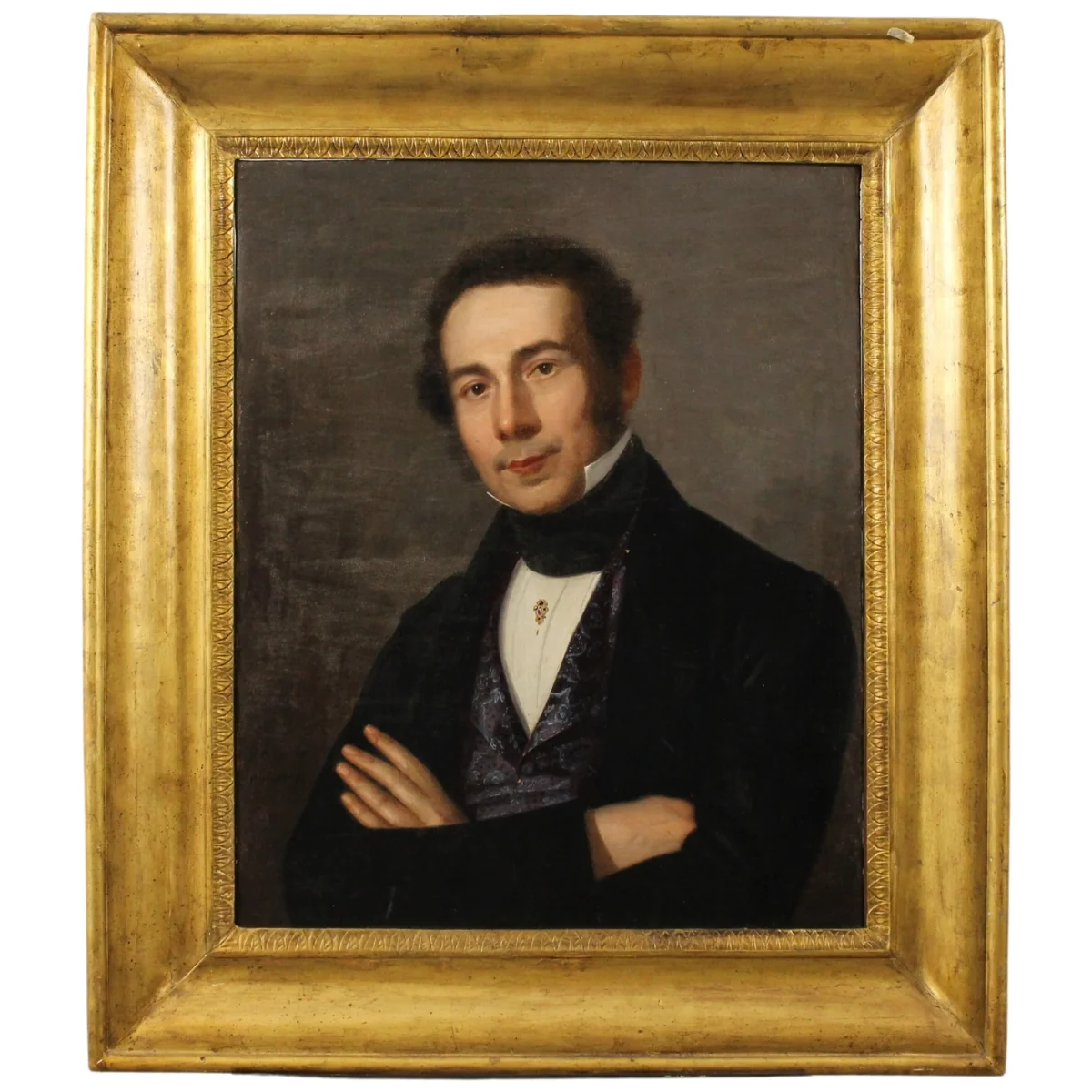 Giuseppe Patania (1780/1852)  "Figura di nobiluomo"